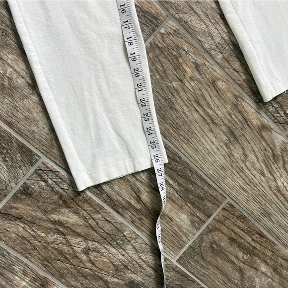 Eileen Fisher Slim Ankle Cropped Pull On Pants, Bone White, Women’s Size Small - Picture 8 of 9